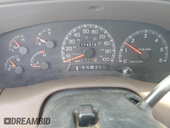 1998 Ford F-150 с VIN 1FTZX18W5WKB98492, выставлен на аукционе Copart как лот 73586864 с пробегом 174 316 миль миль и Списание • Salvage title. История ставок и продаж доступна на DreamBid. Изображение 9.