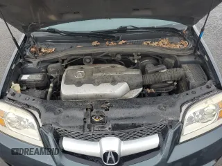 2005 Acura MDX with VIN 2HNYD18295H512436, listed as a Copart auction lot 46493595 with 0 mi miles and Salvage Title. Bid and sale history available at carsss.com. Image 12.