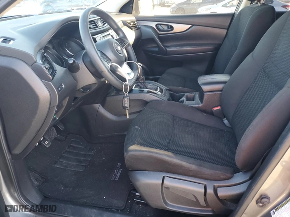 2021 Nissan Rogue Sport S with VIN JN1BJ1AV1MW567524, listed as a Copart auction lot 46496855 with 75,883 mi miles and Salvage Title. Bid and sale history available at carsss.com. Image 7.