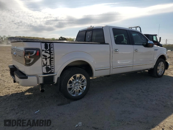 2011 Ford F-150 XLT with VIN 1FTFW1ETXBFA93966, listed as a Copart auction lot 50898285 with 233,620 mi miles and Clean Title. Bid and sale history available at carsss.com. Image 3.