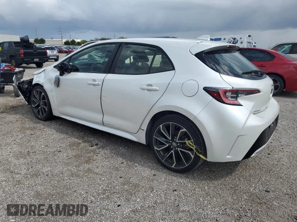 2022 Toyota Corolla Hatchback XSE with VIN JTNC4MBE1N3174369, listed as a Copart auction lot 67378154 with 20,952 mi miles and Salvage Title. Bid and sale history available at carsss.com. Image 2.