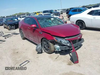 2014 Kia Optima SXL Turbo with VIN 5XXGR4A67EG323563, listed as a IAAI auction lot 41906029 with Not provided miles and . Bid and sale history available at DreamBid. Image 1.