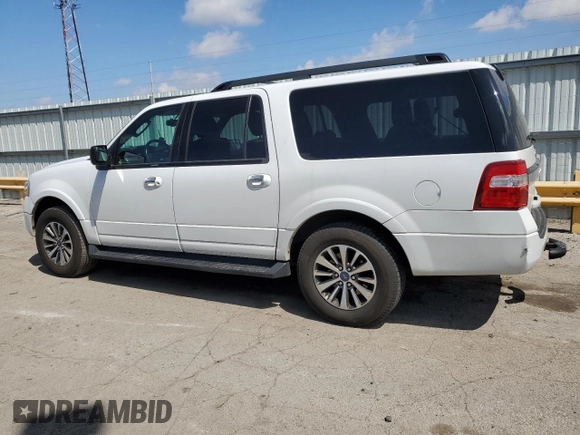 2015 Ford Expedition Max XLT with VIN 1FMJK1JT0FEF05539, listed as a Copart auction lot 52715595 with 142,852 mi miles and Salvage title. Bid and sale history available at DreamBid. Image 2.