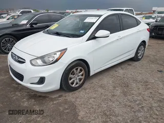 2014 Hyundai Accent GLS with VIN KMHCT4AE5EU649178, listed as a IAAI auction lot 41936729 with 102,737 mi miles. Bid and sale history available at carsss.com. Image 2.
