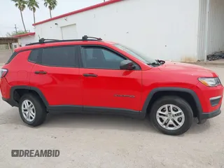 2017 Jeep Compass Sport with VIN 3C4NJDABXHT642198, listed as a IAAI auction lot 42385002 with 82,626 mi miles and . Bid and sale history available at DreamBid. Image 12.