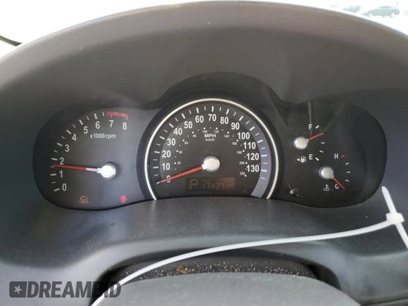 2012 Kia Sedona LX with VIN KNDMG4C7XC6486847, listed as a Copart auction lot 54514335 with 174,371 mi miles and Salvage Title. Bid and sale history available at carsss.com. Image 9.
