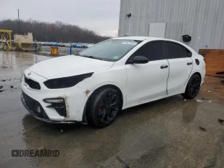 2021 Kia Forte LXS with VIN 3KPF24AD0ME348570, listed as a Copart auction lot 49876935 with 76,028 mi miles and Salvage Title. Bid and sale history available at DreamBid. Image 1.