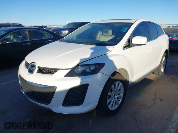 2010 Mazda CX-7 SV with VIN JM3ER2W55A0309112, listed as a IAAI auction lot 41198379 with 307,649 mi miles. Bid and sale history available at carsss.com. Image 2.
