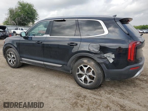 2020 Kia Telluride EX with VIN 5XYP34HC1LG047435, listed as a Copart auction lot 54211185 with Not provided miles and Salvage title. Bid and sale history available at DreamBid. Image 2.