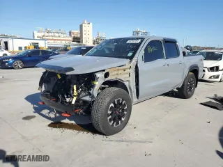 2022 Nissan Frontier PRO-X with VIN 1N6ED1EJ4NN647123, listed as a Copart auction lot 86296104 with 80,822 mi miles and Salvage Title. Bid and sale history available at carsss.com. Image 1.