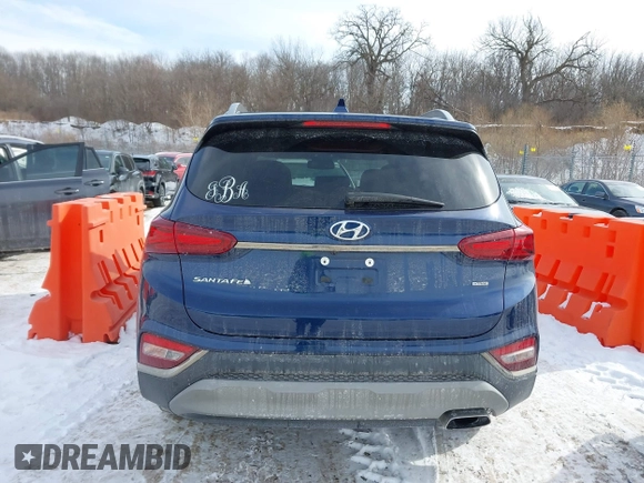2020 Hyundai Santa Fe Limited with VIN 5NMS5CAD6LH197791, listed as a IAAI auction lot 41592295 with 69,118 mi miles. Bid and sale history available at carsss.com. Image 16.