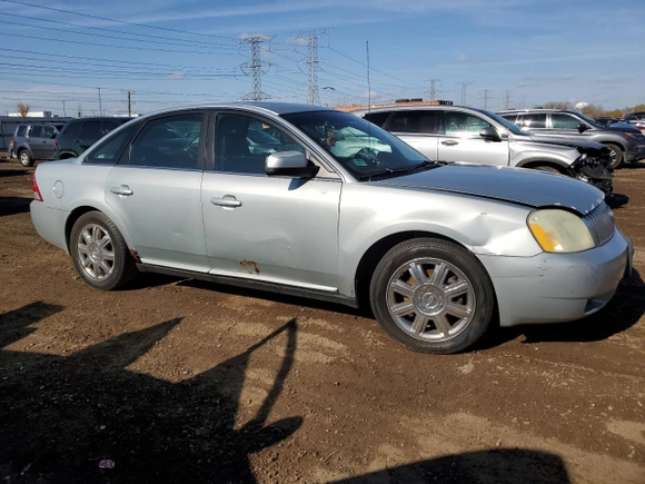 2007 Mercury Montego Premier with VIN 1MEHM43127G614096, listed as a Copart auction lot 77359084 with 121,444 mi miles and Salvage Title. Bid and sale history available at carsss.com. Image 4.