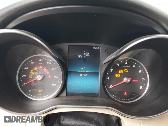 2019 Mercedes-Benz C 300 with VIN WDDWK8DB6KF827909, listed as a Copart auction lot 51114875 with 55,903 mi miles and Salvage Title. Bid and sale history available at carsss.com. Image 9.