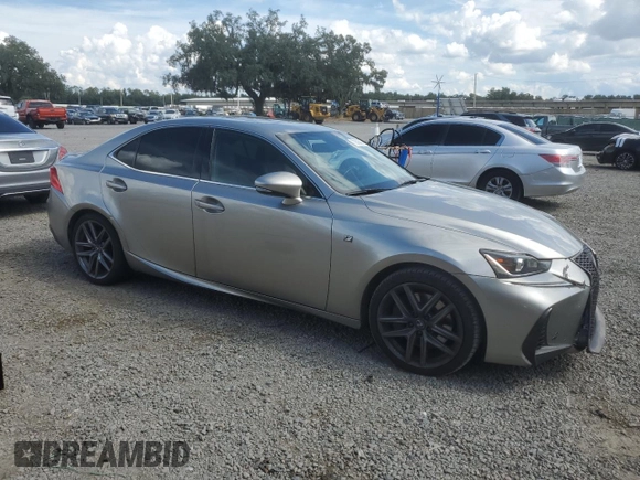2017 Lexus IS 350 with VIN JTHBE1D25H5030104, listed as a Copart auction lot 70506434 with 101,201 mi miles and Salvage Title. Bid and sale history available at DreamBid. Image 4.