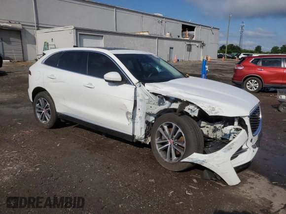 2022 Jaguar F-Pace with VIN SADCK2EX3NA698232, listed as a Copart auction lot 58552985 with 24,413 mi miles and Salvage title. Bid and sale history available at DreamBid. Image 4.