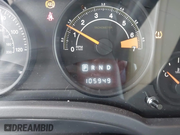 2016 Jeep Compass High Altitude with VIN 1C4NJDAB5GD508638, listed as a IAAI auction lot 40855800 with 105,949 mi miles. Bid and sale history available at carsss.com. Image 7.
