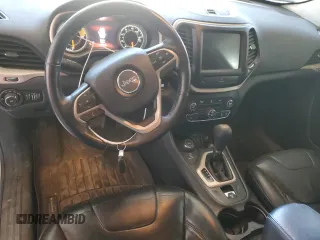2017 Jeep Cherokee Limited with VIN 1C4PJMDB4HW543326, listed as a Copart auction lot 46492365 with 121,668 mi miles and Salvage title. Bid and sale history available at DreamBid. Image 8.