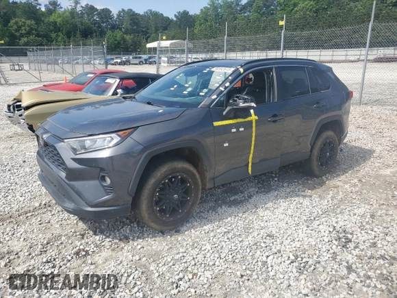 2020 Toyota RAV4 XLE with VIN 2T3P1RFV4LC096476, listed as a Copart auction lot 56592615 with 90,310 mi miles and Salvage title. Bid and sale history available at DreamBid. Image 1.