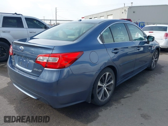 2015 Subaru Legacy 2.5i Limited with VIN 4S3BNBL64F3070890, listed as a IAAI auction lot 41938041 with 89,417 mi miles. Bid and sale history available at carsss.com. Image 4.