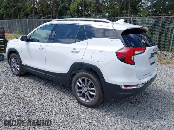 2023 GMC Terrain SLT with VIN 3GKALVEG5PL109294, listed as a IAAI auction lot 42573503 with 56,631 mi miles and . Bid and sale history available at DreamBid. Image 3.