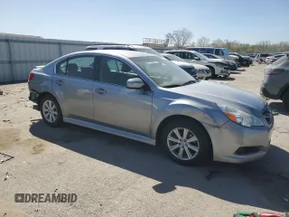 2010 Subaru Legacy Premium with VIN 4S3BMCB63A3239932, listed as a Copart auction lot 52639905 with 129,756 mi miles and Salvage title. Bid and sale history available at DreamBid. Image 4.