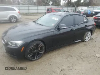 2017 BMW 3 Series 340i with VIN WBA8B3G34HNU35808, listed as a Copart auction lot 83197504 with 133,232 mi miles and Salvage Title. Bid and sale history available at carsss.com. Image 1.