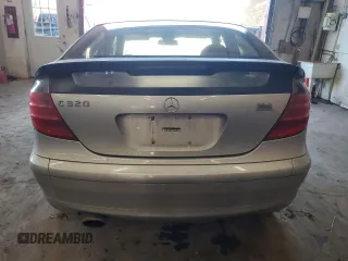 2003 Mercedes-Benz C with VIN WDBRN64J93A459216, listed as a Copart auction lot 87855085 with 208,336 mi miles and Salvage title. Bid and sale history available at DreamBid. Image 6.