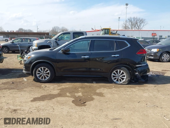 2017 Nissan Rogue SV with VIN KNMAT2MV4HP536143, listed as a IAAI auction lot 41783232 with 140,309 mi miles. Bid and sale history available at carsss.com. Image 14.