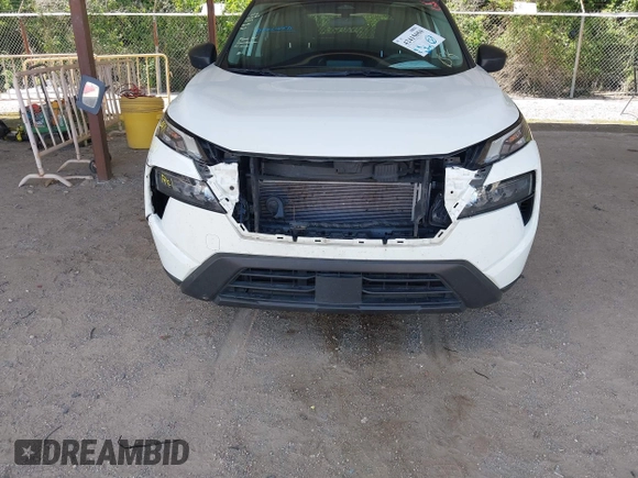 2024 Nissan Rogue S with VIN 5N1BT3AA9RC681310, listed as a IAAI auction lot 42415050 with 36,275 mi miles and . Bid and sale history available at DreamBid. Image 6.