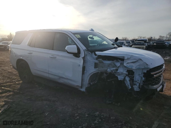2023 Chevrolet Tahoe Commercial with VIN 1GNSKLED4PR435830, listed as a Copart auction lot 47010865 with 5,417 mi miles and Salvage Title. Bid and sale history available at carsss.com. Image 4.