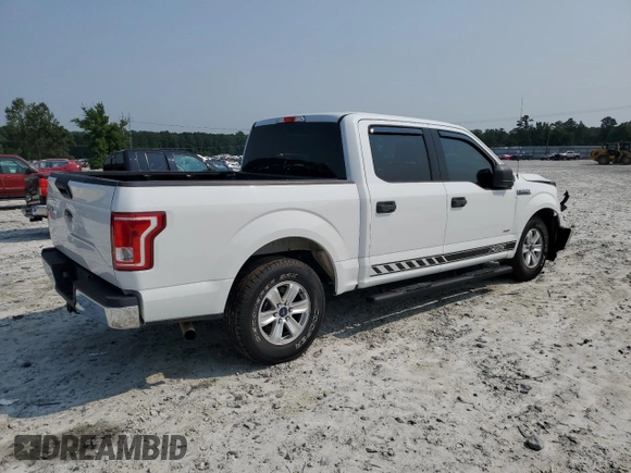 2017 Ford F-150 XL with VIN 1FTEW1CG3HFB82059, listed as a Copart auction lot 57812275 with 181,174 mi miles and Salvage title. Bid and sale history available at DreamBid. Image 3.