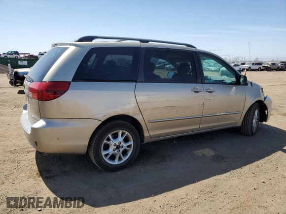 2005 Toyota Sienna LE with VIN 5TDBA23C65S037579, listed as a Copart auction lot 48052385 with 106,570 mi miles and Salvage Title. Bid and sale history available at carsss.com. Image 3.