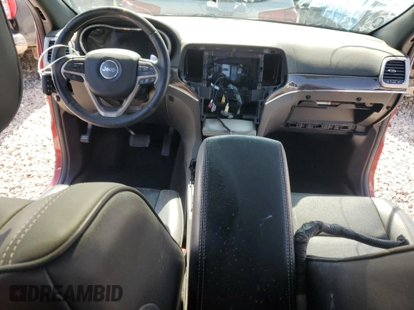 2014 Jeep Grand Cherokee Overland with VIN 1C4RJFCGXEC123682, listed as a Copart auction lot 51152265 with Not Provided miles and Salvage Title. Bid and sale history available at DreamBid. Image 8.