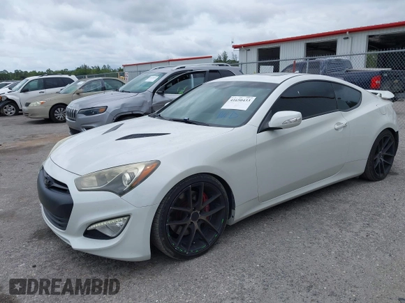 2013 Hyundai Genesis Coupe R-Spec with VIN KMHHU6KJ2DU108081, listed as a IAAI auction lot 41650433 with 80,964 mi miles and . Bid and sale history available at DreamBid. Image 18.