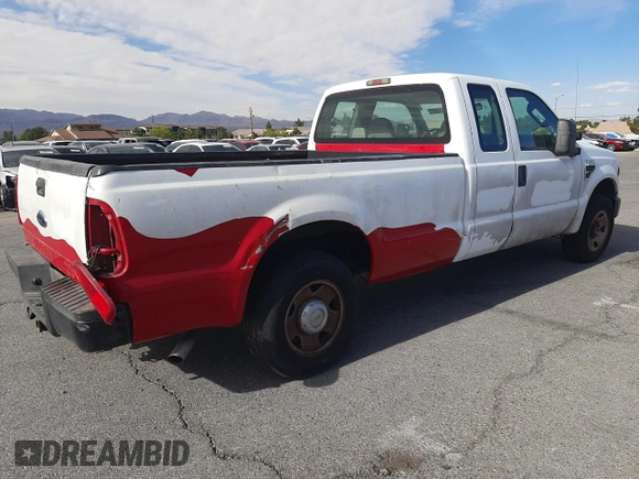 2008 Ford F-250 XL with VIN 1FTSX20508EE35630, listed as a Copart auction lot 53877234 with 117,312 mi miles and Clean title. Bid and sale history available at DreamBid. Image 3.