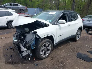 2021 Jeep Compass Limited with VIN 3C4NJDCBXMT576517, listed as a IAAI auction lot 42158694 with 22,770 mi miles and . Bid and sale history available at DreamBid. Image 2.
