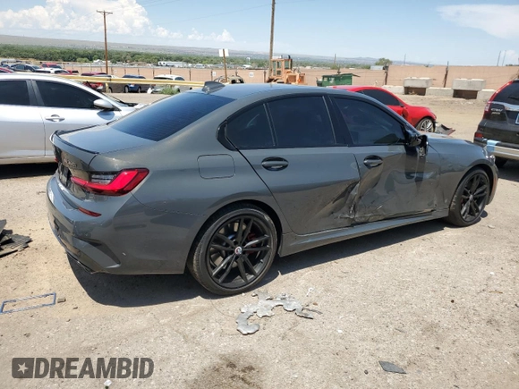 2022 BMW 3 Series M340i xDrive with VIN WBA5U9C08NFM16339, listed as a Copart auction lot 66093714 with 35,420 mi miles and Salvage Title. Bid and sale history available at DreamBid. Image 3.