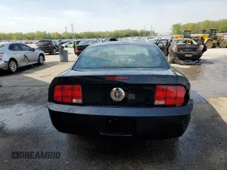 2005 Ford Mustang Deluxe with VIN 1ZVHT80N755201499, listed as a Copart auction lot 52082585 with 203,854 mi miles and Salvage Title. Bid and sale history available at carsss.com. Image 6.