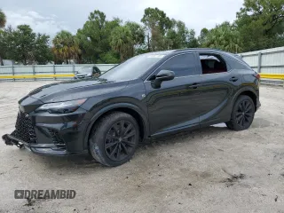 2024 Lexus RX 500h F Sport Performance с VIN 2T2BCMEA9RC019752, выставлен на аукционе Copart как лот 59061185 с пробегом 8 817 миль миль и Списание • Salvage title. История ставок и продаж доступна на DreamBid. Изображение 1.