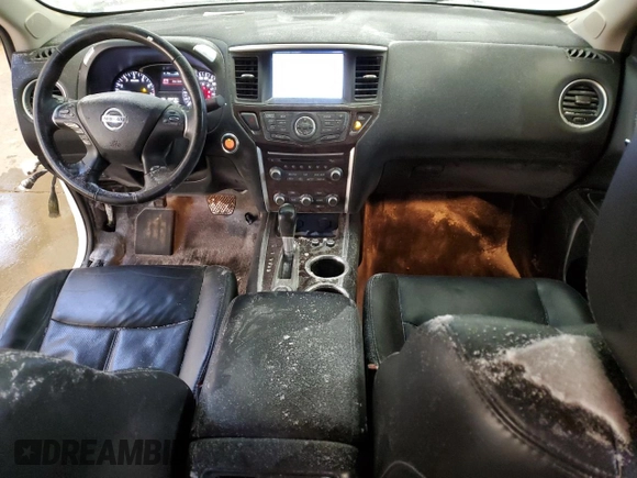 2014 Nissan Pathfinder Platinum with VIN 5N1AR2MM8EC658430, listed as a Copart auction lot 46711815 with 108,376 mi miles and Salvage title. Bid and sale history available at DreamBid. Image 8.