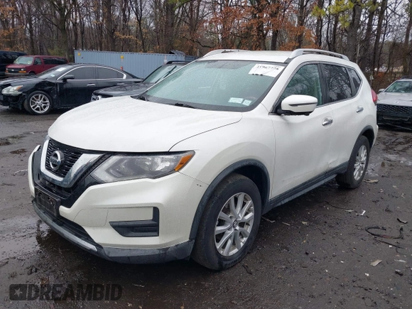 2017 Nissan Rogue SV with VIN KNMAT2MV3HP563723, listed as a IAAI auction lot 41967728 with 78,251 mi miles and . Bid and sale history available at carsss.com. Image 2.