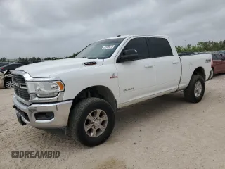 2020 Ram 2500 Big Horn with VIN 3C6UR5DL6LG185347, listed as a Copart auction lot 52036875 with 185,073 mi miles and Salvage Title. Bid and sale history available at carsss.com. Image 1.