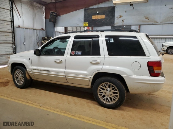 2004 Jeep Grand Cherokee Limited with VIN 1J4GW58N34C387393, listed as a Copart auction lot 41846405 with 160,606 mi miles and Salvage Title. Bid and sale history available at carsss.com. Image 2.