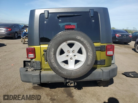 2008 Jeep Wrangler Unlimited X with VIN 1J4GB39108L505868, listed as a Copart auction lot 54970455 with 225,794 mi miles and Salvage Title. Bid and sale history available at DreamBid. Image 6.