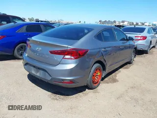 2019 Hyundai Elantra SE with VIN KMHD74LFXKU827774, listed as a IAAI auction lot 41966329 with 117,139 mi miles and . Bid and sale history available at DreamBid. Image 4.