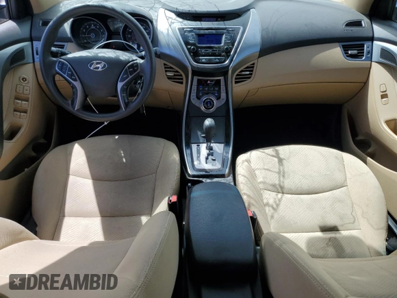 2013 Hyundai Elantra Limited with VIN 5NPDH4AE7DH249156, listed as a Copart auction lot 55847945 with 40,236 mi miles and Salvage Title. Bid and sale history available at DreamBid. Image 8.