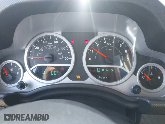 2008 Jeep Wrangler Unlimited Rubicon with VIN 1J8GA69108L574773, listed as a IAAI auction lot 42714300 with 106,974 mi miles and . Bid and sale history available at DreamBid. Image 7.
