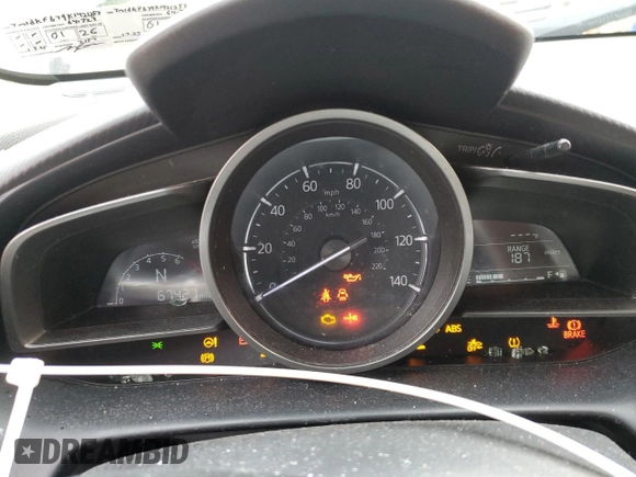 2019 Mazda CX-3 Sport with VIN JM1DKFB79K1421253, listed as a Copart auction lot 47992005 with 67,427 mi miles and Salvage Title. Bid and sale history available at DreamBid. Image 9.