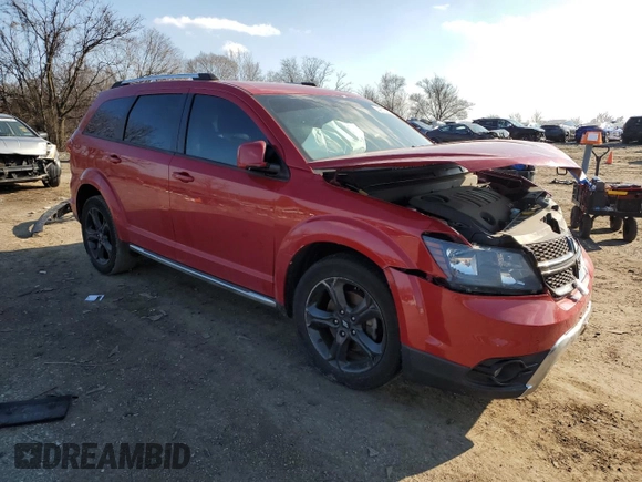 2018 Dodge Journey Crossroad with VIN 3C4PDDGG3JT387161, listed as a Copart auction lot 44613065 with Not Provided miles and Salvage Title. Bid and sale history available at DreamBid. Image 4.