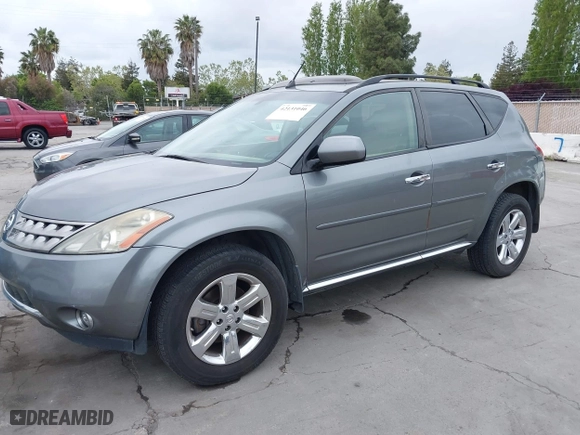 2006 Nissan Murano SL with VIN JN8AZ08W46W511210, listed as a IAAI auction lot 42131046 with 161,231 mi miles. Bid and sale history available at carsss.com. Image 2.